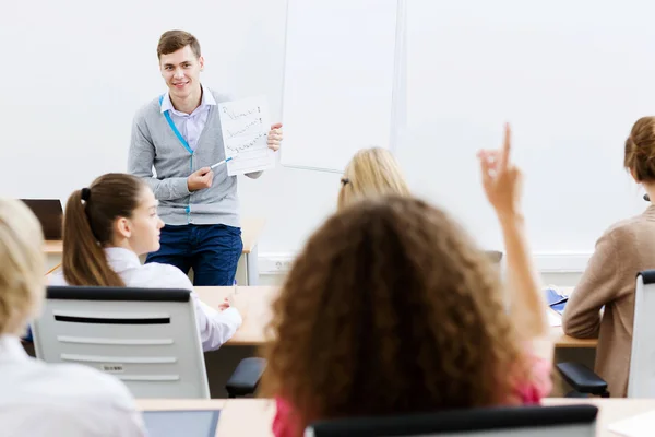 Profesor en la lección — Foto de Stock