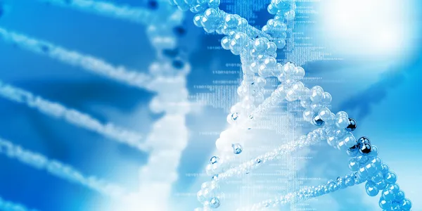 Молекула ДНК — стоковое фото