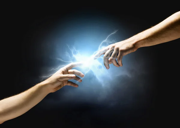 Creation of adam — Stock Photo, Image