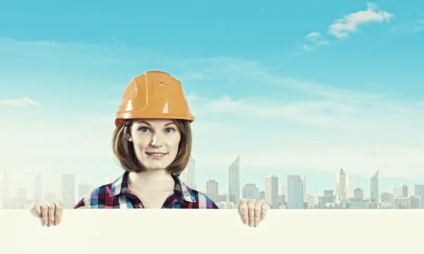 Woman engineer — Stock Photo, Image