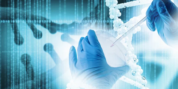 Dna-Molekül — Stockfoto