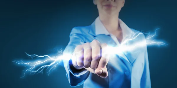 Power in hands — Stock Photo, Image