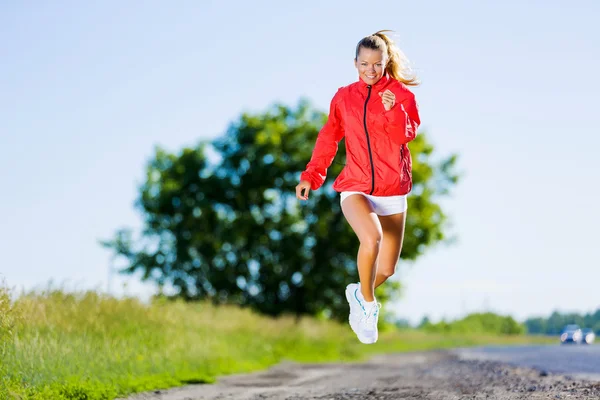 Menina do esporte — Fotografia de Stock