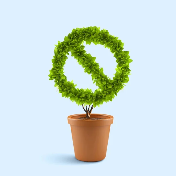 Prohibition symbol — Stock Photo, Image