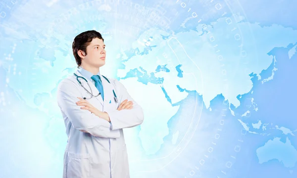 Confident doctor — Stock Photo, Image