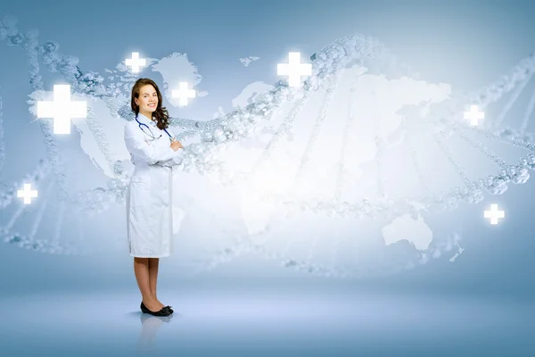 Woman scientist — Stock Photo, Image