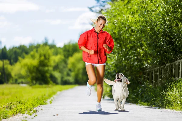 Ragazza sportiva — Foto Stock