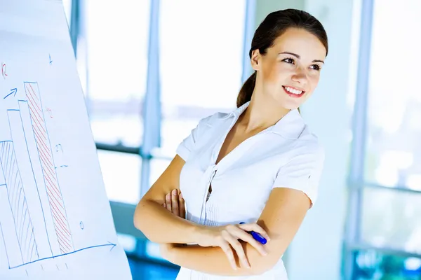 Mujer de negocios segura — Foto de Stock