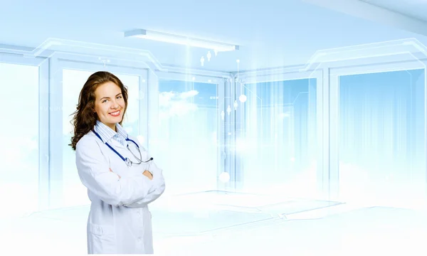 Woman scientist — Stock Photo, Image