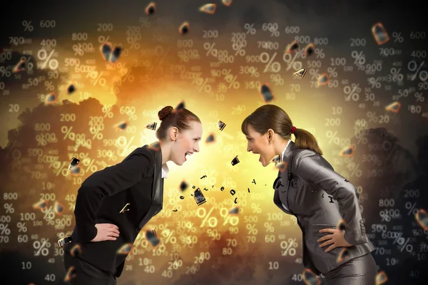 Two businesswomen arguing — Stock Photo, Image