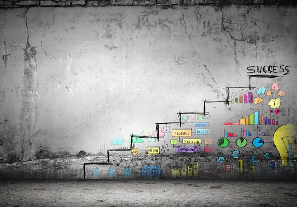 Success ladder — Stock Photo, Image