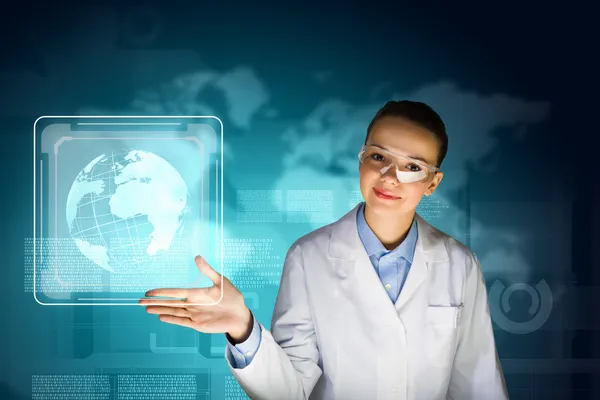 Woman scientist — Stock Photo, Image