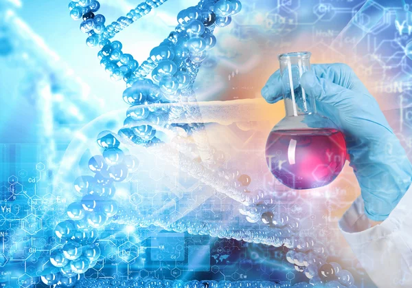 Dna-Molekül — Stockfoto