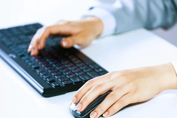 Empresaria en el trabajo — Foto de Stock