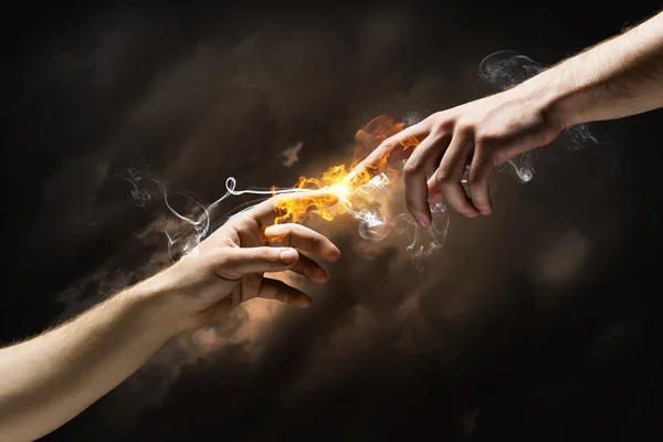 Creation of adam — Stock Photo, Image