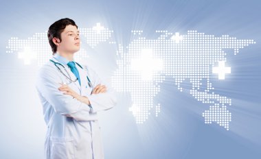 Kendine güvenen doktor