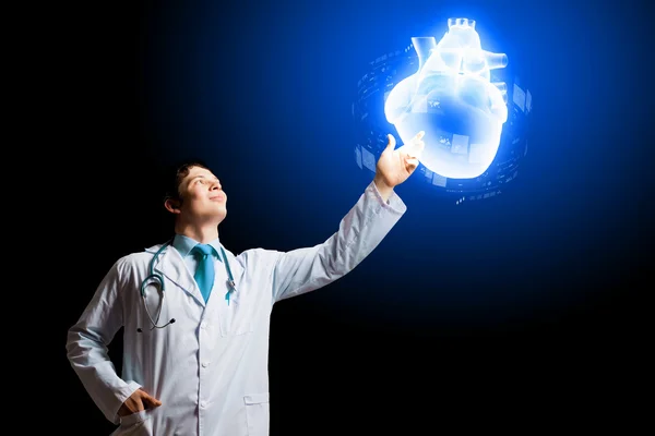 Young cardiologist — Stock Photo, Image