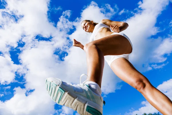 Menina do esporte — Fotografia de Stock