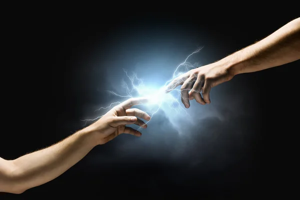 Creation of adam — Stock Photo, Image