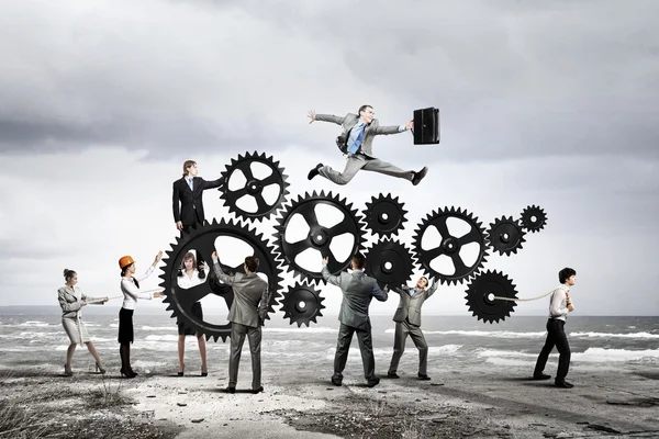 Teamwork concept — Stock Photo, Image