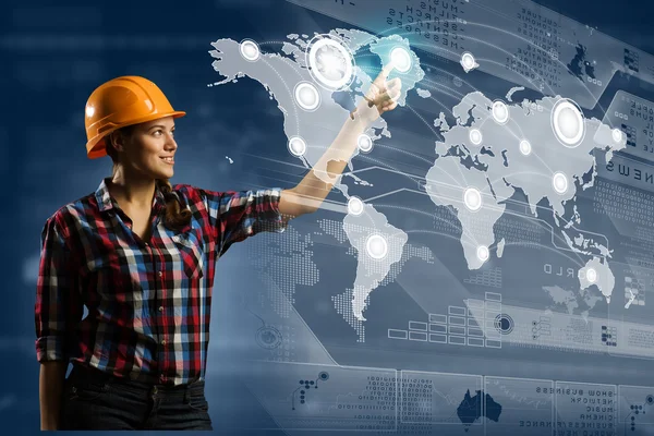 Woman engineer — Stock Photo, Image