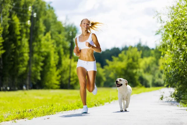 Chica del deporte — Foto de Stock