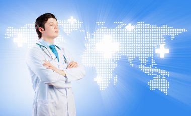 Kendine güvenen doktor