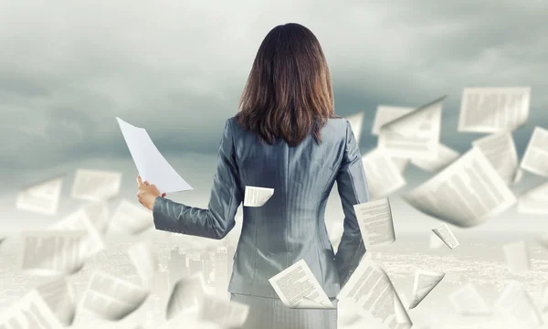 Secretaria mujer — Foto de Stock