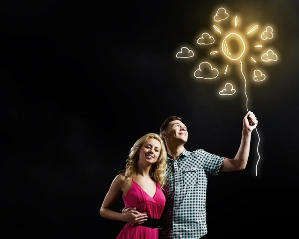 Young happy couple — Stock Photo, Image