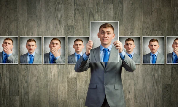 Emotionen zeigen — Stockfoto