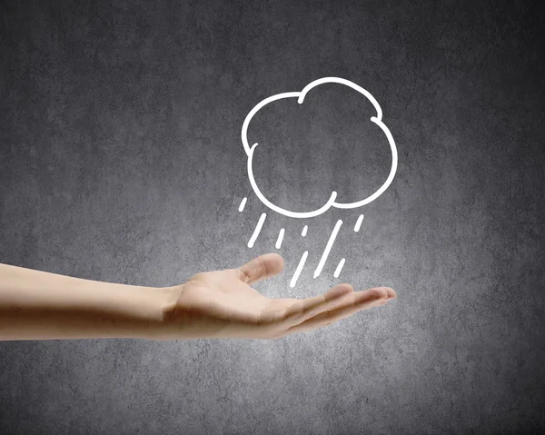 Raining weather — Stock Photo, Image