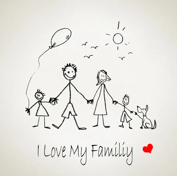 J'aime ma famille — Photo