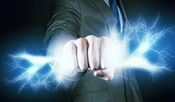 Power in hands — Stock Photo, Image