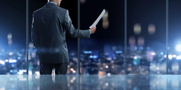 Zakenman aan het werk — Stockfoto