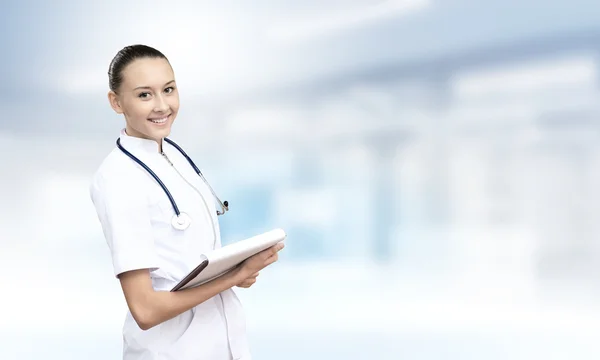 Woman doctor Stock Image