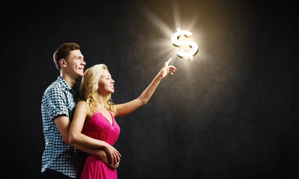 Young happy couple — Stock Photo, Image