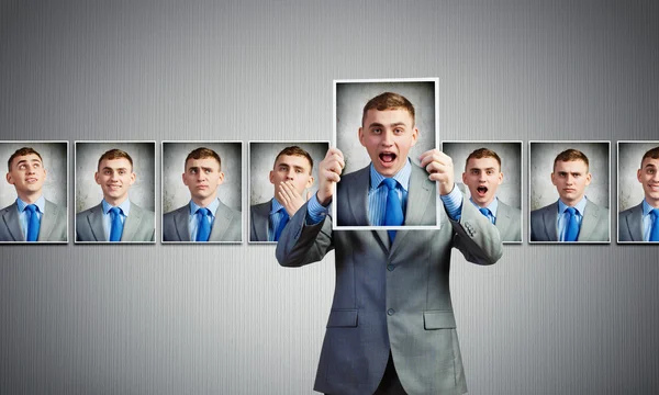 Emotionen zeigen — Stockfoto