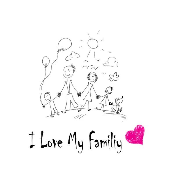 J'aime ma famille — Photo