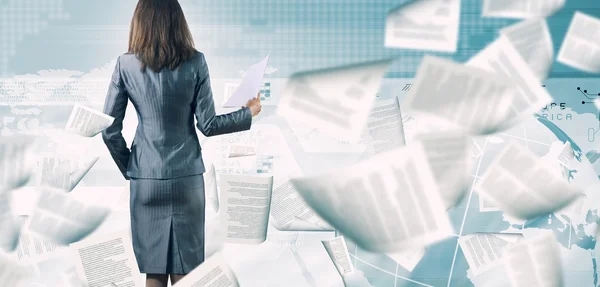 Secretaria mujer — Foto de Stock