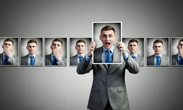 Emotionen zeigen — Stockfoto