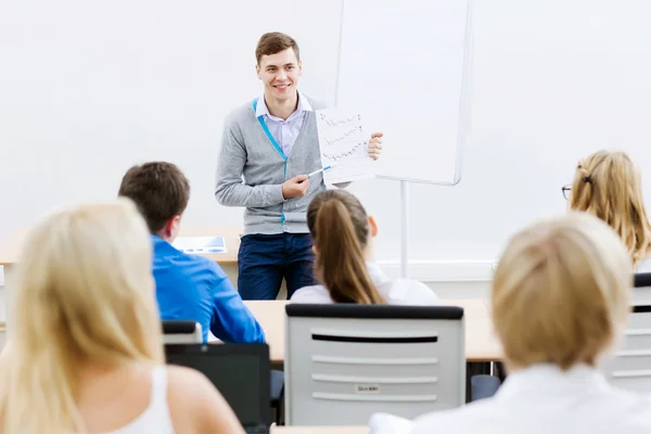 Profesor en la lección — Foto de Stock