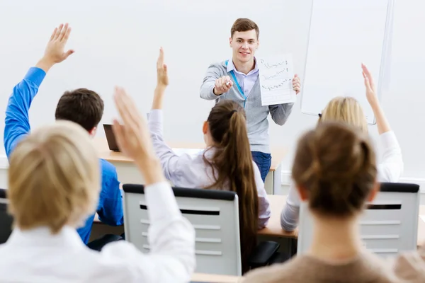 Profesor en la lección —  Fotos de Stock