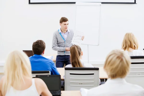 Profesor en la lección — Foto de Stock