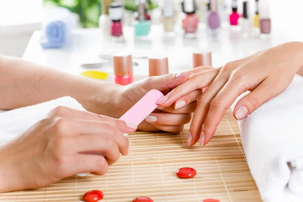 Woman at beauty salon — Stock Photo, Image