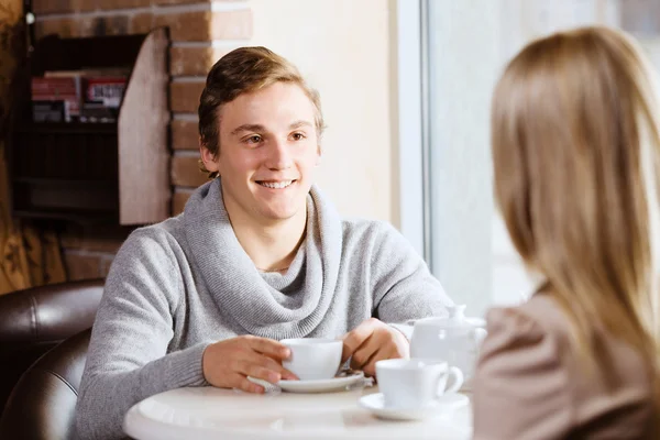 Couple on date — Stock Photo, Image