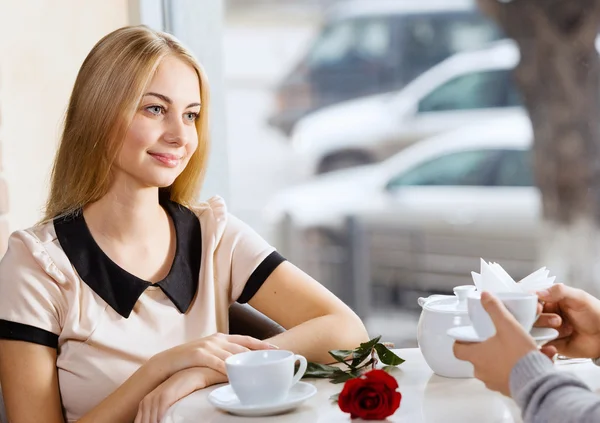 Couple on date — Stock Photo, Image