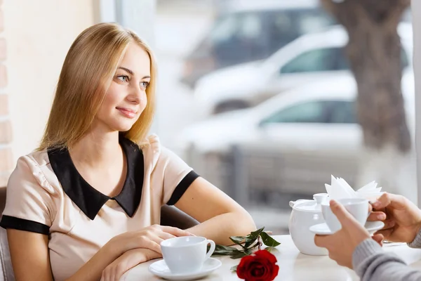 Paar auf Date — Stockfoto