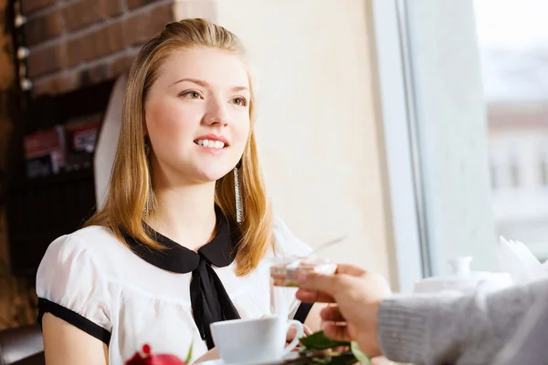 Paar auf Date — Stockfoto