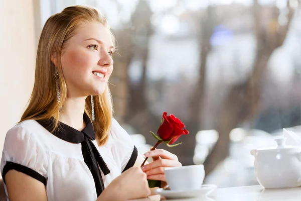 Couple on date — Stock Photo, Image