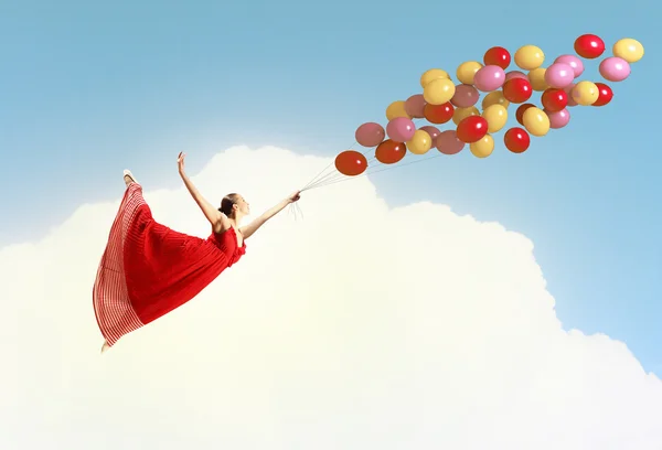 Dancing woman — Stock Photo, Image